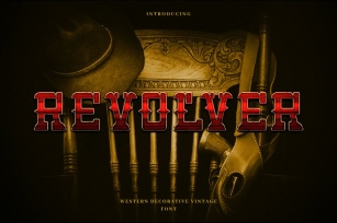 Revolver - Western Cowboy Typeface Font Download