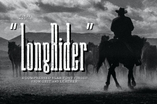 Long Rider - The Cowboy Font Font Download