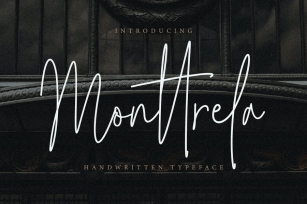 Monttrela Handwritten Font Font Download