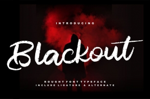 Blackout | Rough Script Font Font Download