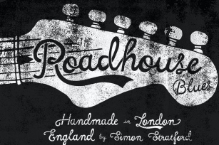 Roadhouse blues font Font Download