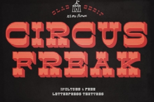 Circus Freak Font Font Download