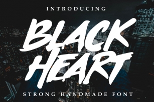 Black Heart Font Download