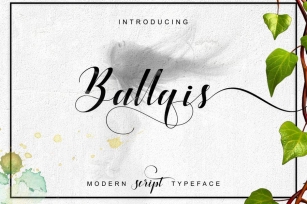 Ballqis Script Font Download