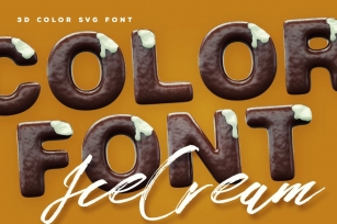 Ice Cream Color Font Font Download