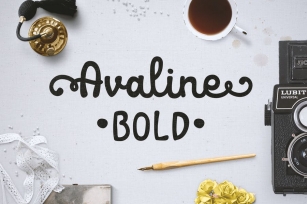 Avaline Script Bold Font Download