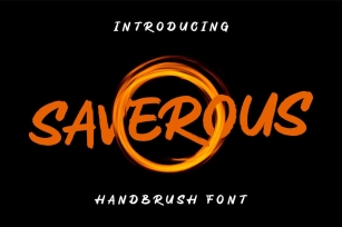 Saverous - Cute and Horror Typeface Font Download
