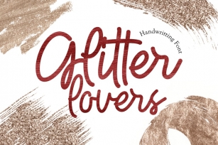 Glitter Lovers - Display Font Font Download