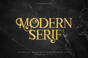 Modern Serif - Elegant Serif Font Font Download
