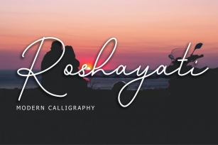 Roshayati Modern Calligraphy Font Font Download