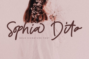 Sophia Dito Signature Font Font Download
