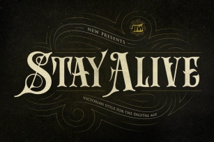 Stay Alive - Victorian Style For Digital Age Font Download
