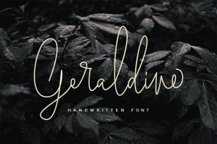 Geraldine | Handwritten Font MS Font Download