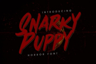 Snarky Puppy - Horror Font Font Download