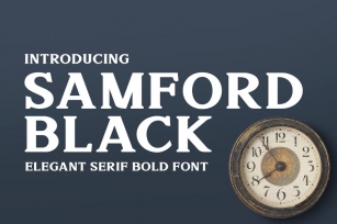 Samford Black Font Download
