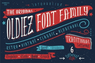 Oldiez Family Font Font Download