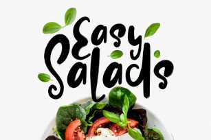Easy Salads Font Download