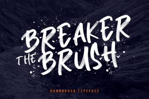 Breaker The Brush Typeface Font Download