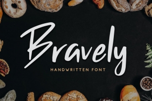 Bravely - Handwritten Font Font Download