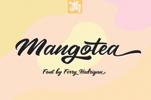 Mangotea - Script Font Font Download