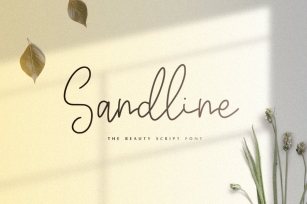 Sandline - The Beauty Script Font Font Download