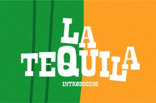 La Tequila Typeface Font Download