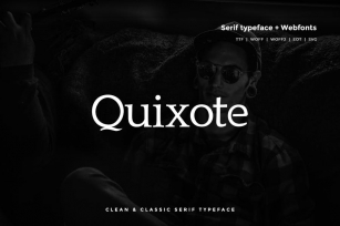 Quixote - Classic Serif  Typeface + WebFont Font Download