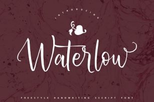 Waterlow | Handwriting Script Font Font Download