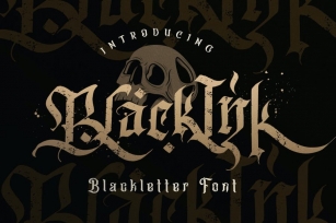 Blackink - Blackletter Font Font Download