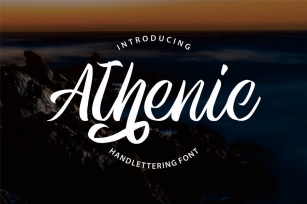 Athenic G - Script Font Font Download