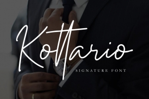 Kottario - Classy Signature Font Font Download