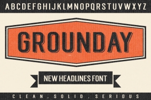 Grounday Typeface Font Download