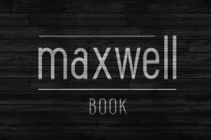 Maxwell Sans Book Font Download