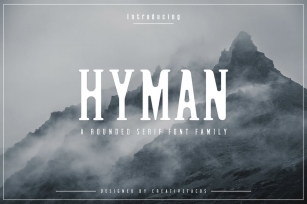 Hyman Rounded Serif Font Family Font Download