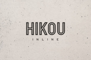 Hikou Inline Font Download