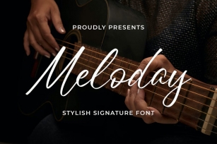 Meloday - Stylish Signature Font Font Download
