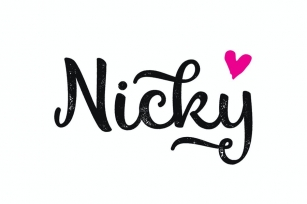 Nicky Font Script Font Download