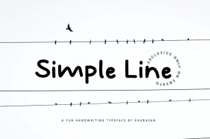 Simple Line Font Font Download