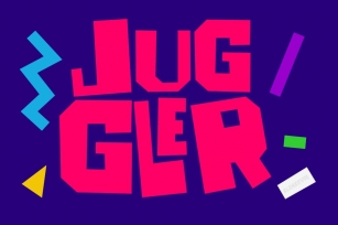 Juggler - Trendy Quirky Font Font Download