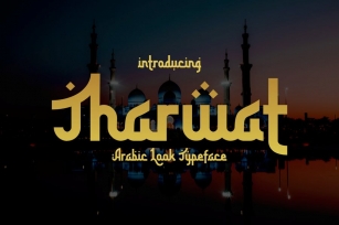 Tharwat - Arabic looking font Font Download