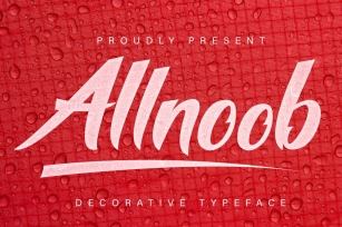 Allnoob Decorative Font Font Download