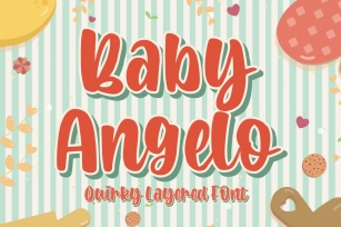 Baby Angelo - Quirky Layered Font Font Download