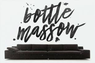 Bottle Massow Typeface Font Download