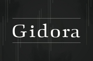 Gidora Font Download