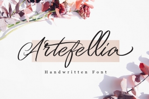 Artefellia - Handwritten Font Font Download
