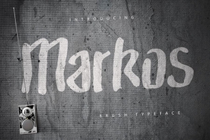 Markos Brush Typeface Font Download