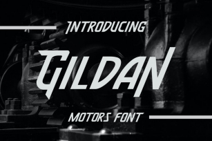 Gildan - Motors Font Font Download