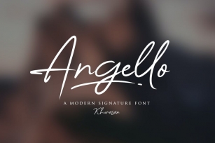 Angello Signature Font Download