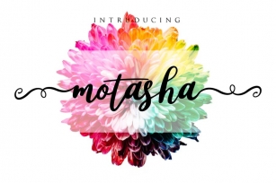 Motasha - Script Font Font Download