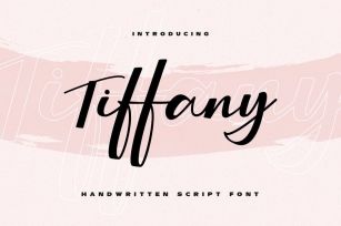 Tiffany - Handwritten Script Font Font Download